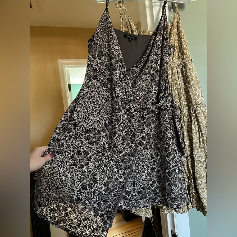 ISO Olivaceous Wrap Dress Size L